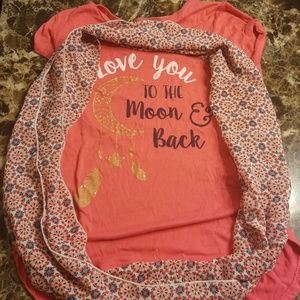 Girls love you to the moon & back shirt